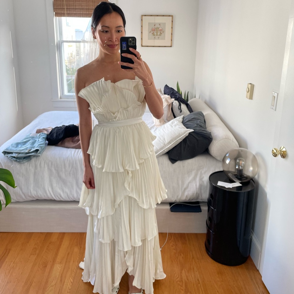 AMUR Judah Dress (white/cream)
